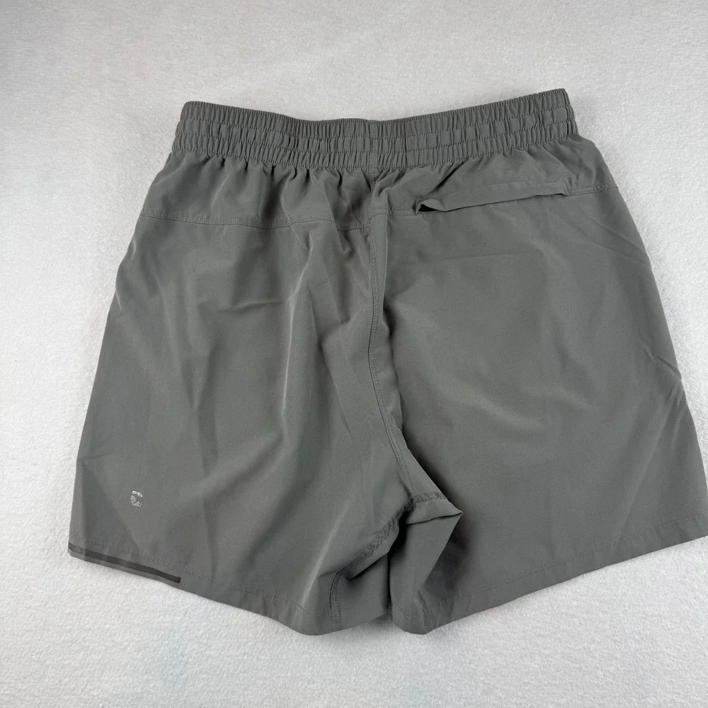 Bearbottom Clothing Mens Grey Athletic Shorts 5.5 Inseam Size Medium Drawstring